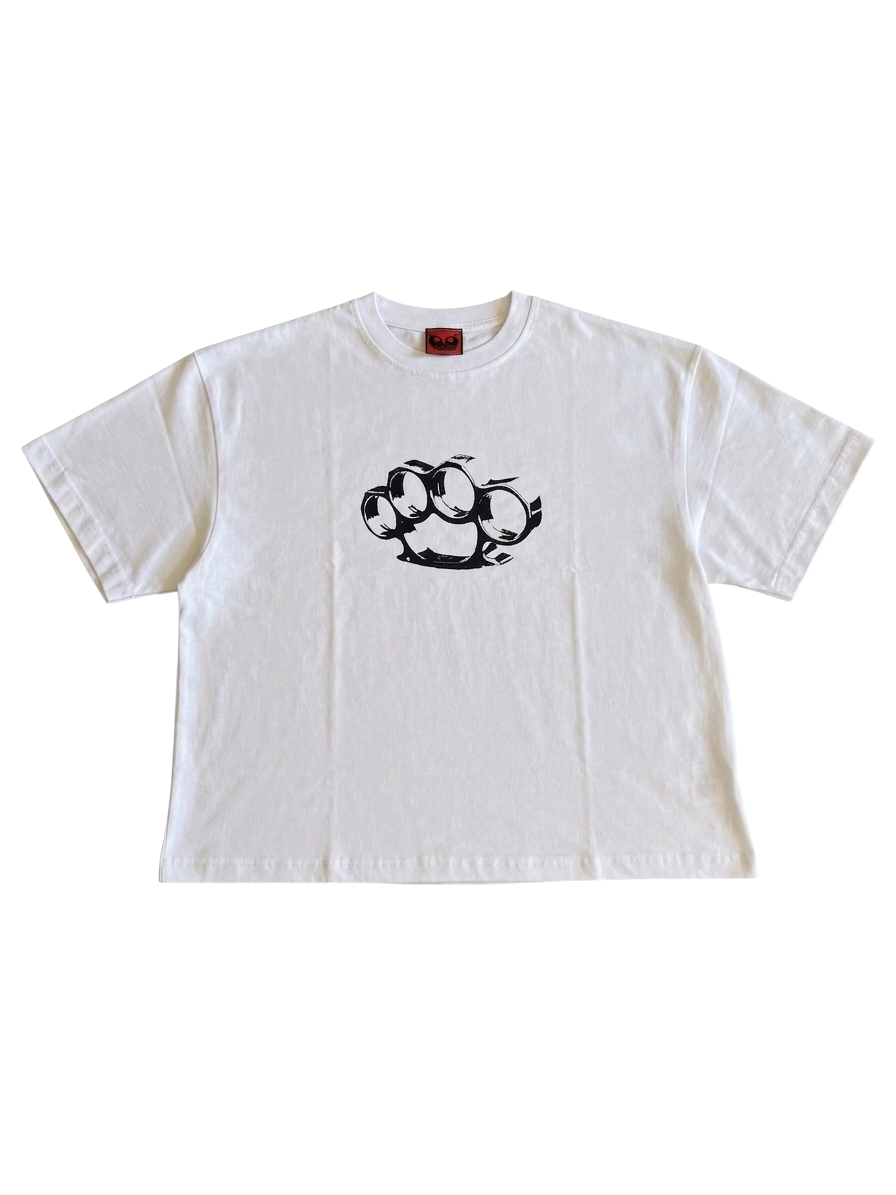 BRASS KNUKLES TEE WHITE