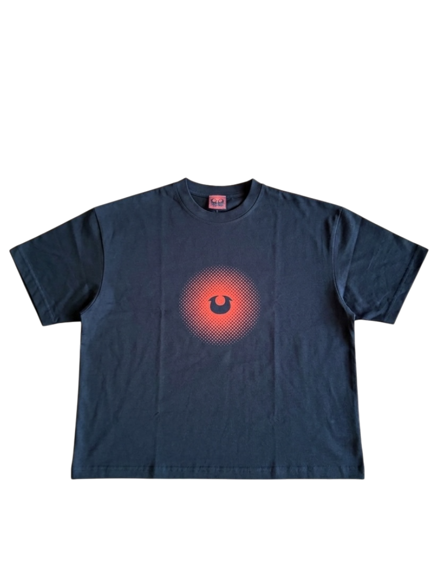 HALFTONE RED LOGO TEE