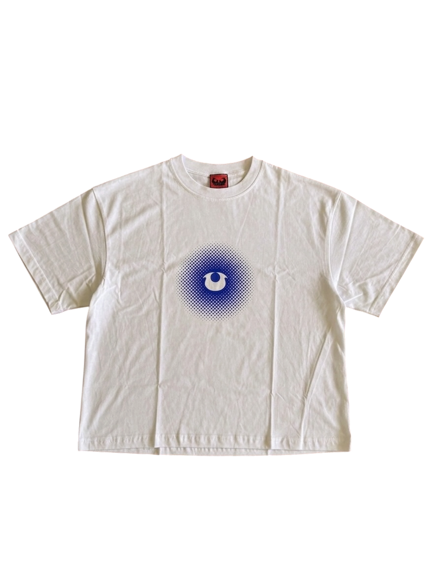 HALFTONE BLUE LOGO TEE